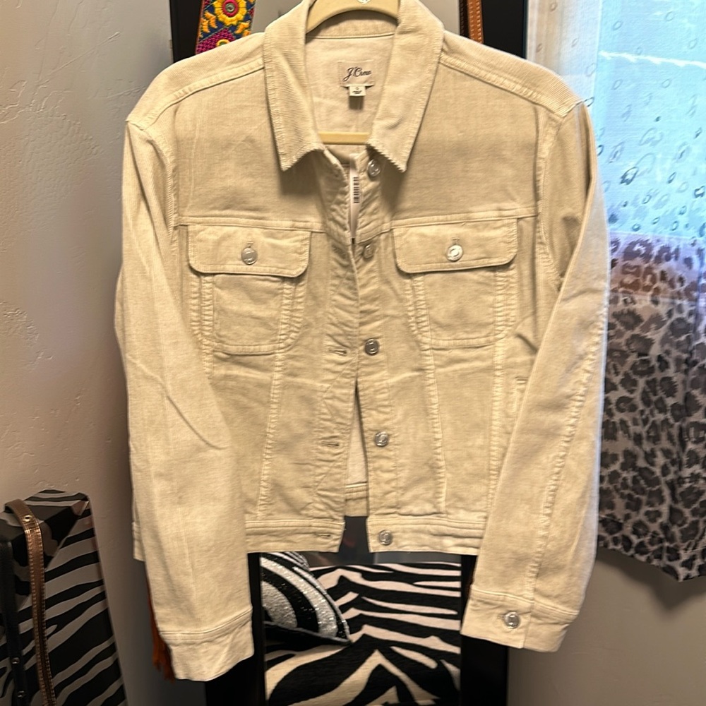 JCrew Corduroy Jean Jacket NWT